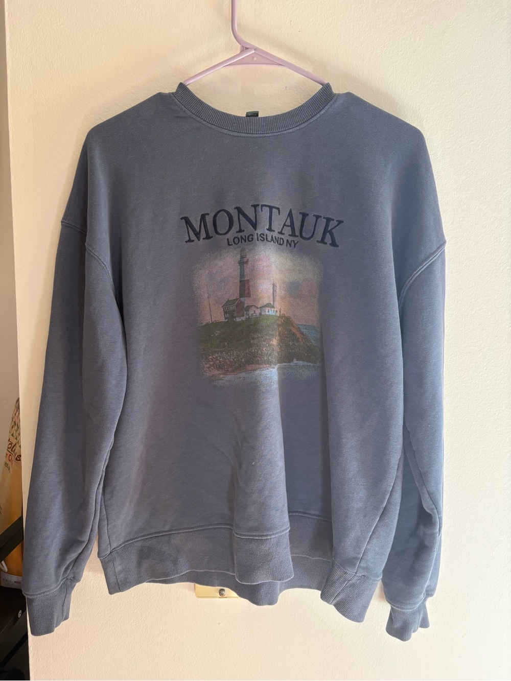 Long Island Graphic Crewneck Sweatshirt - Blue